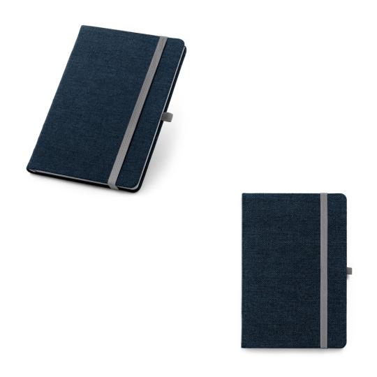 Bloc-notes A5 en tissu type...