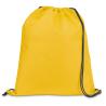 Saco tipo mochila em 210D com cordões em preto Carnaby