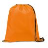 Saco tipo mochila em 210D com cordões em preto Carnaby