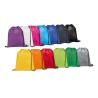 Saco tipo mochila em 210D com cordões em preto Carnaby