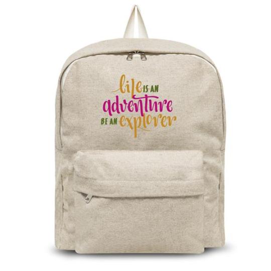 Mochila de algodón...