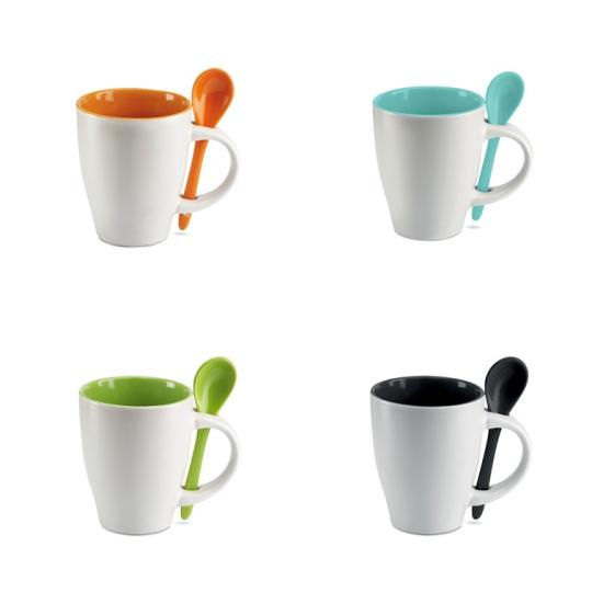 Mug with spoon