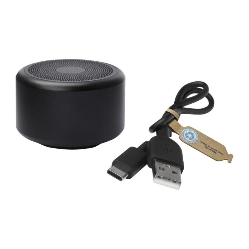 Minicoluna Bluetooth® de 3 W de alumínio reciclado RCS Rise