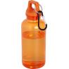 Botella de Agua con Mosquetón en Aluminio Reciclado con Certificación RCS de 400 ml Oregon