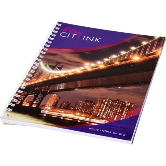 Caderno A5 espiral de arame Desk-Mate®