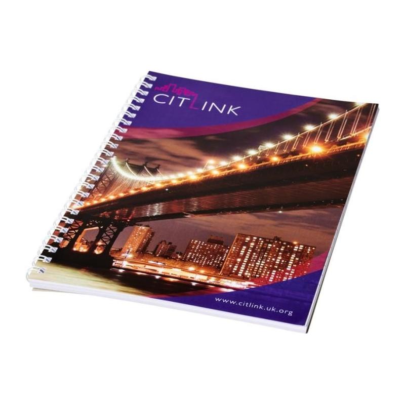 Caderno A5 espiral de arame Desk-Mate®