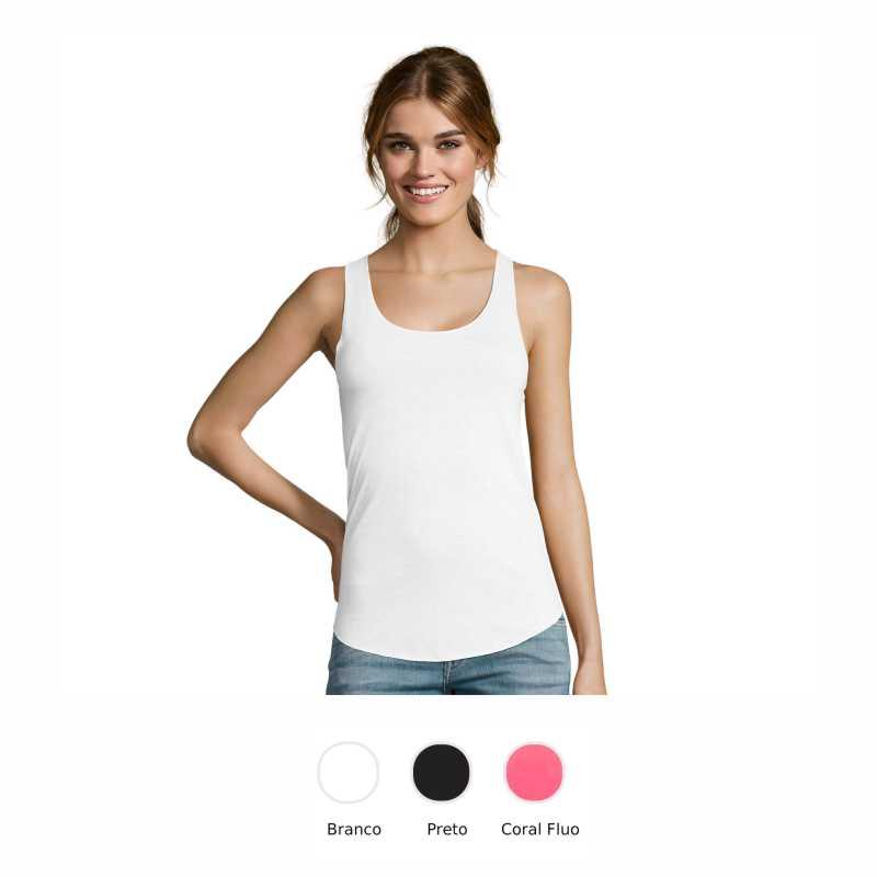 Top leve cavado para senhora Jade Sols®