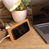 Tapis de souris et support en liège avec charge sans fil de 10 W
