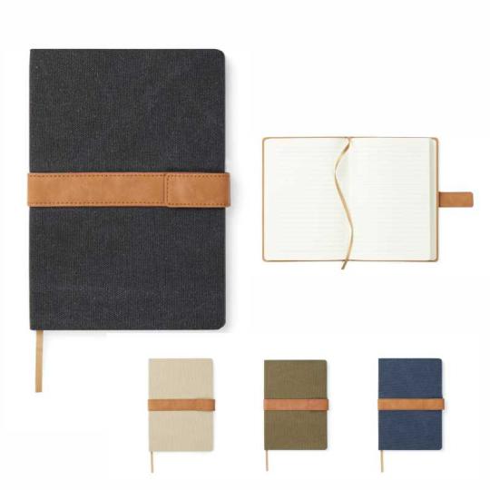 Cuaderno de lona reciclada...