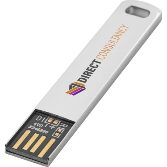 Pen USB 2.0 plana de metal