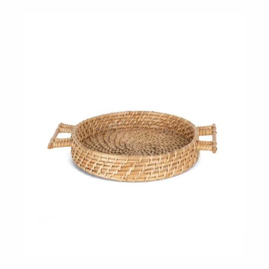 Cesta de mimbre trenzada a...