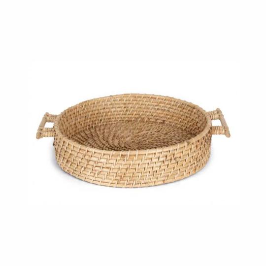 Panier en osier tressé à la...