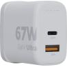 Cargador de Pared de 67 W - Enchufe del Reino Unido Xtorm XEC067G GaN² Ultra