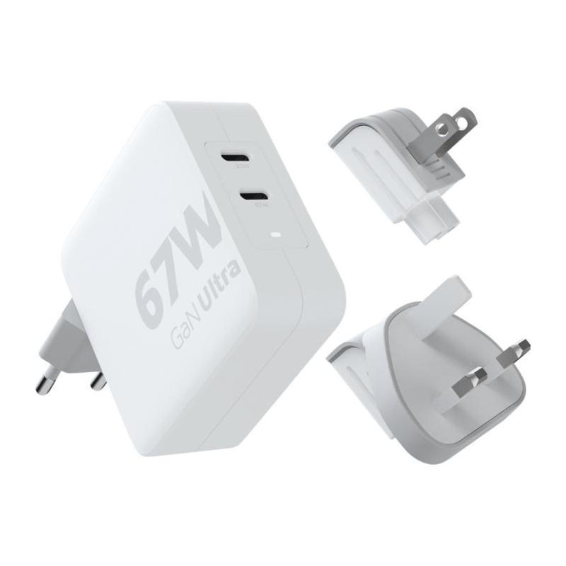 Chargeur de Voyage de 67 W avec Câble PD USB-C de 100 W Xtorm XVC2067 GaN Ultra