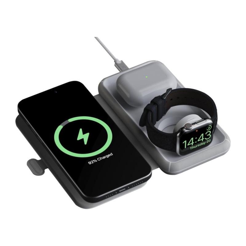 Cargador de Viaje Inalámbrico Plegable 3 en 1 de 15 W Xtorm XWF31