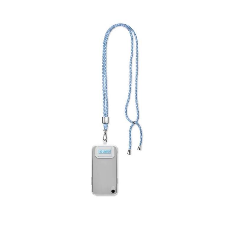 Lanyard de cordão cruzado para telemóvel (Produção)