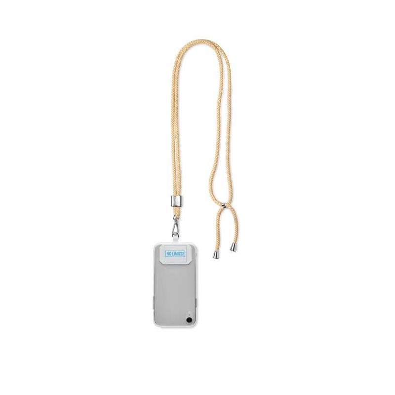 Lanyard Cordão cruzado para telemóvel (Produção)