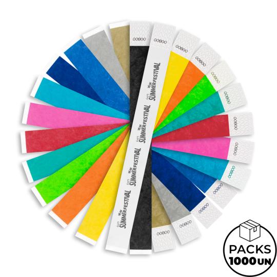 Pulsera inviolable en tyvek...