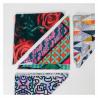 Triangular polyester scarf with a cotton feel (Production)