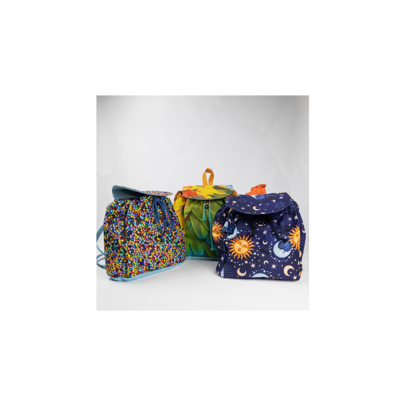 Mochila de poliéster con forro y bolsillo interno (Producción)