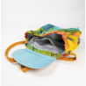 Mochila em poliéster com forro e bolso interno (Produção)