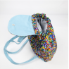 Mochila em poliéster com forro e bolso interno (Produção)
