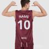 T-shirt promocional de basquetebol com gola redonda (Produção)