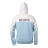 Sweatshirt bicolor com fecho de correr feita à medida (Produção)