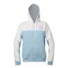 Sweatshirt bicolor com fecho de correr feita à medida (Produção)