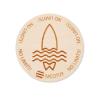 Sous-verres ronds en bois (Production)