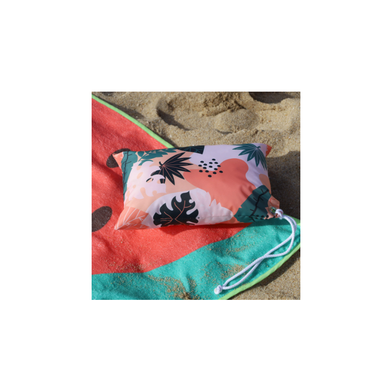 Coussin de plage en tissu imperméable avec rembourrage (Production)