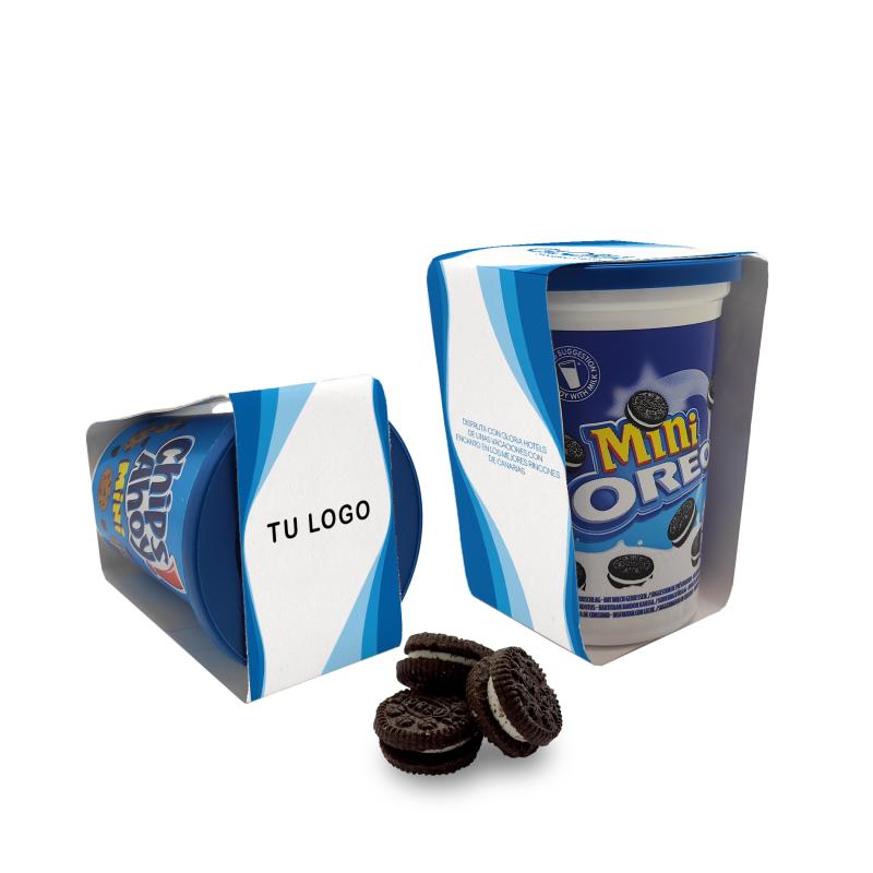 Pot avec mini biscuits Oreo/Chips ahoy (Production)