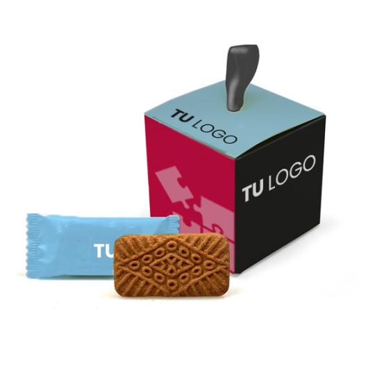 Cubo con galletas Speculoos...