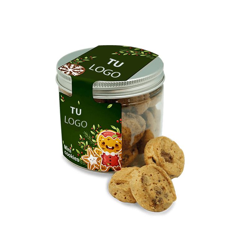 Pote de 250 ml com mini biscoitos (Produção)