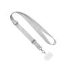 Mobile phone holder with woven tape cross and PU patch (Production)