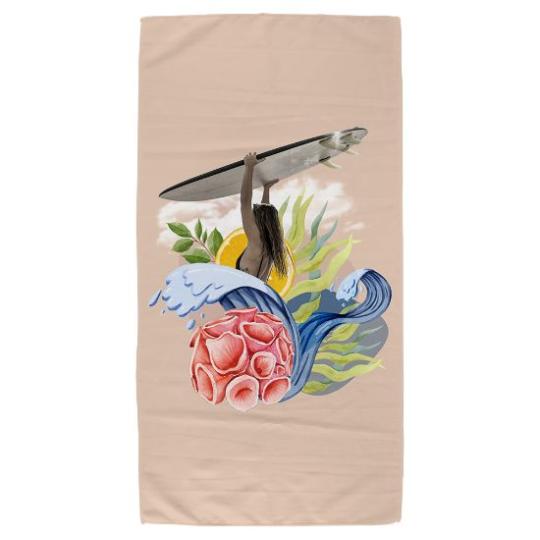 Towel 40x80 engraved on 2...