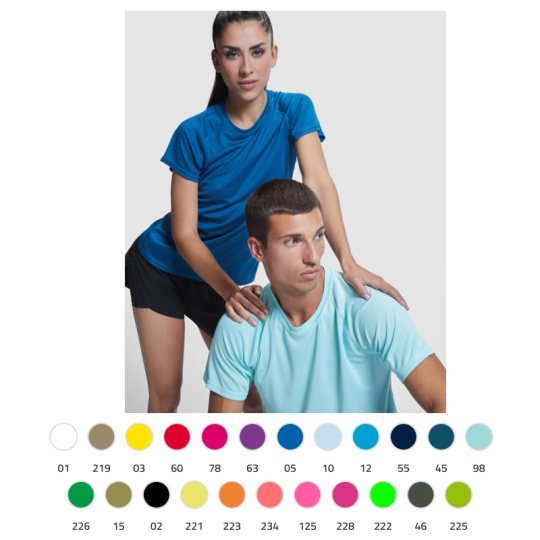 Camiseta deportiva de manga...