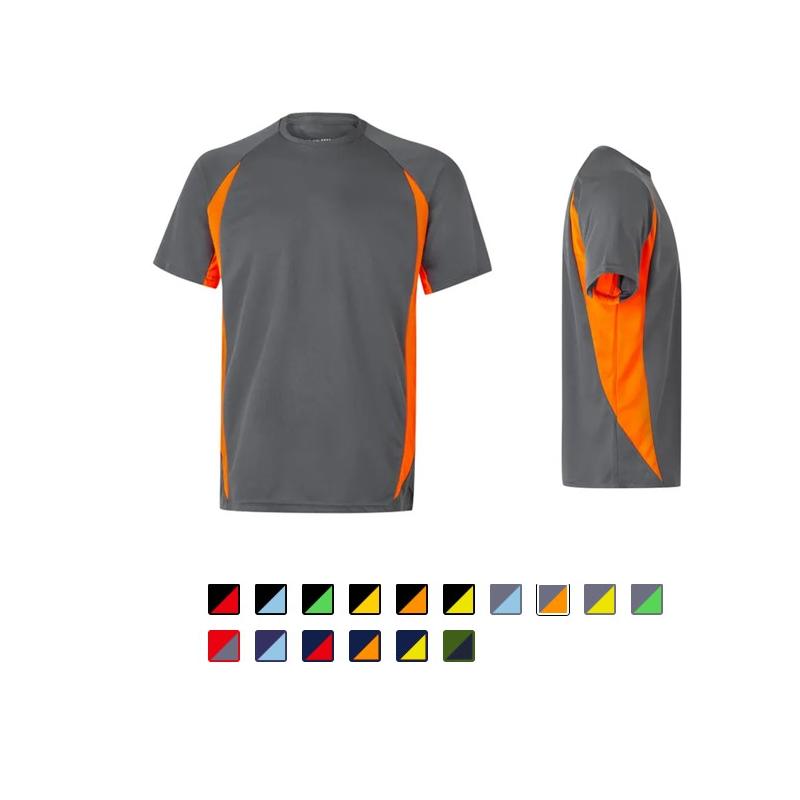 T-shirt technique bicolore