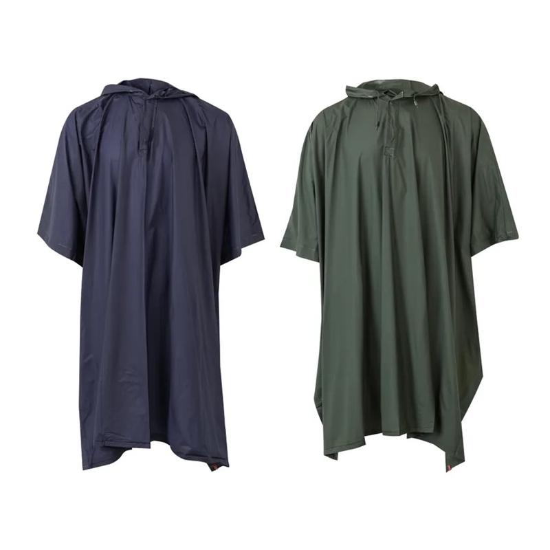 Poncho de chuva com capuz