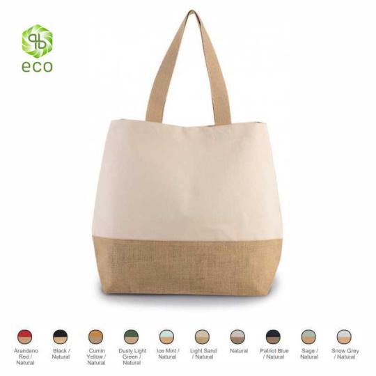 Bolsa de compras de algodón...