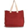 Jute Bag with Contrast Stitching Kimood®