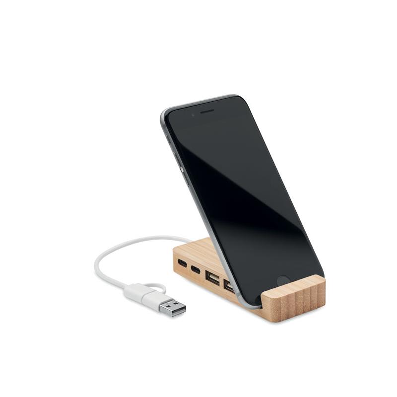 Hub USB-C/A de 4 Puertos Hubstand