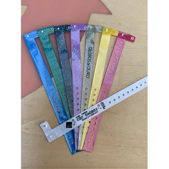 Pulseras holográficas...