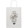 Kraft paper bag with twisted handles medium (Production)
