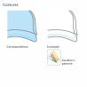 Casquette en polyester avec 5 panneaux (Production)