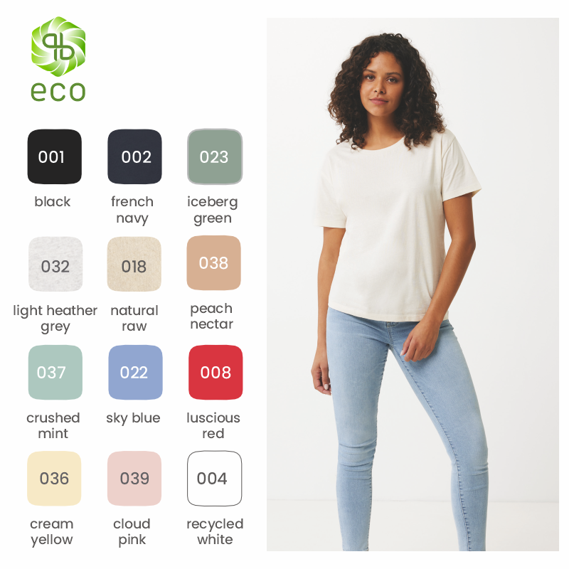 Camiseta de mujer de algodón reciclado Yala Iqoniq®