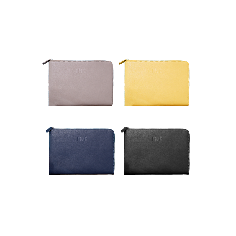 Bolsa de Cuero Reciclada Para Tablet/Computadora 10/11" INE