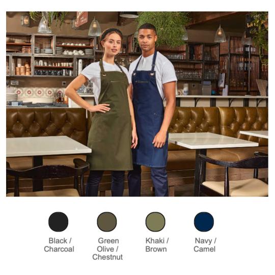 Eco-friendly contrast apron...