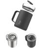 Tasse de voyage de 350 ml avec isolation Ocean Bottle Obsidian