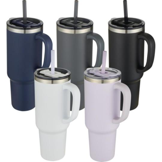 Vacuum insulated mug with...